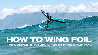 How to WING FOIL - your first session FOILING