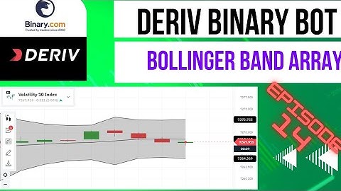 how to create deriv binary bot |episode 14|using array of bollinger band indicator