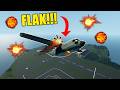 Military C 27 Gets SHOT DOWN By Flak In Stormworks!!!
