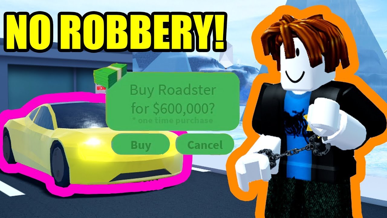 I Got The Tesla Roadster Without Robbing Any Stores Roblox Jailbreak Youtube - roblox jail break hack for super cars