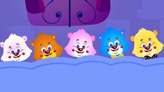 Five Little Teddy Bears, Counting Song and Nursery Rhymes for Kids