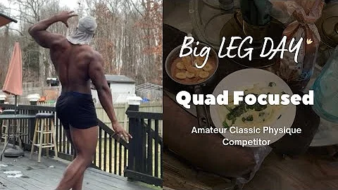 BIG LEG DAY// Amateur Bodybuilding Classic Physiqu...