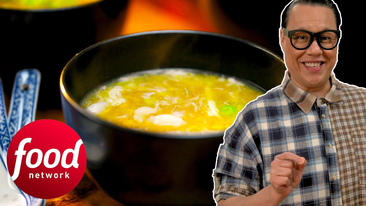 How To Make Crab And Sweetcorn Soup With Wonton Crackers | Gok Wan's