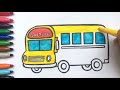 Menggambar Bus Sekolah