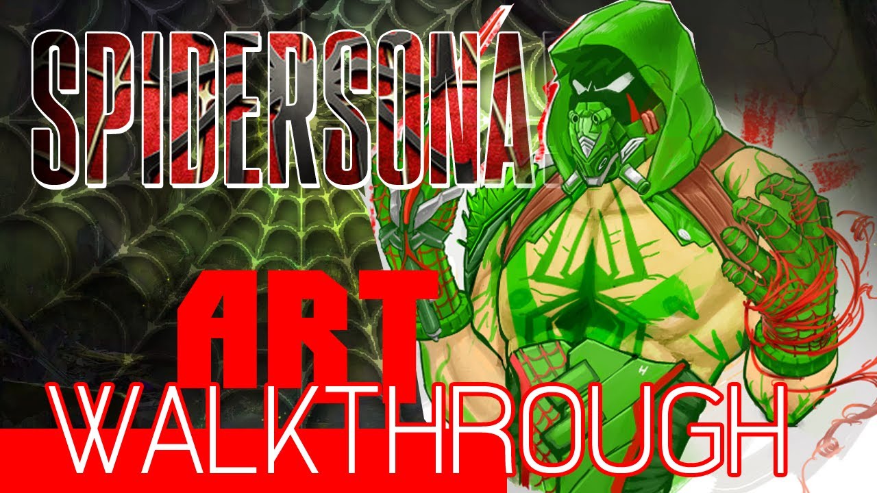 SPIDERSONA! HAZE!!- WinterLovo ART WALKTHROUGH