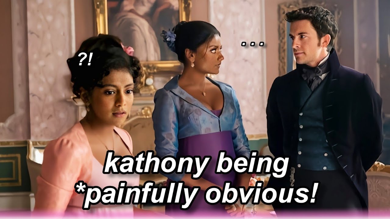 bridgerton being painfully awkward while throwing shade and ending each