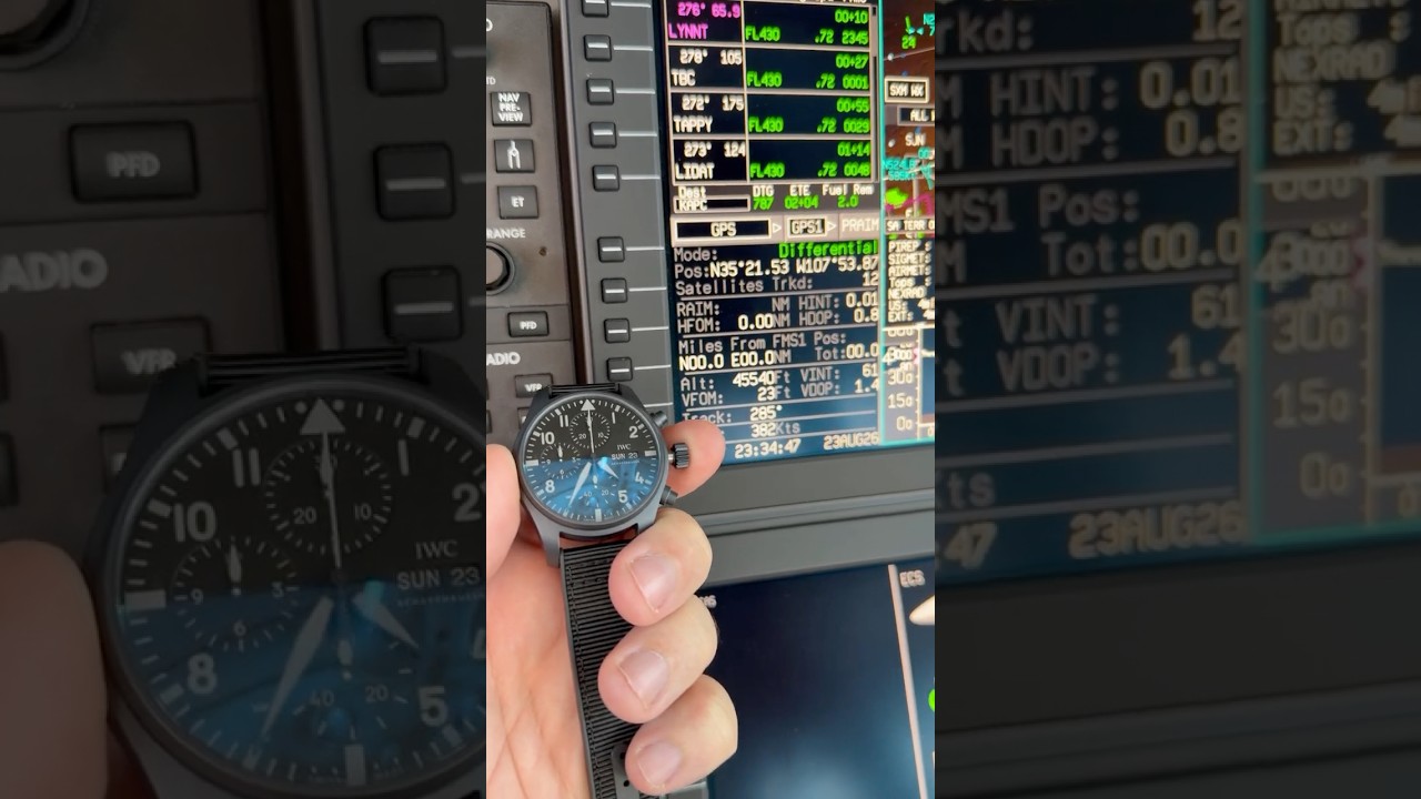 The best way to sync your watch in the PC-24 ⏱️😉