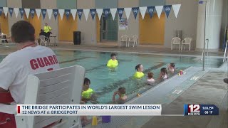 The Bridge participates in World's Largest Swim Lesson