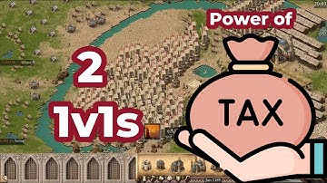Power of Taxes | | 2 1v1s | | Stronghold Crusader Definitive Edition Skirmish Match ( PC/HD )