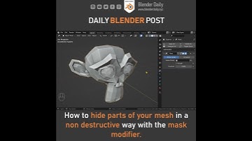 Mask Modifier in Blender