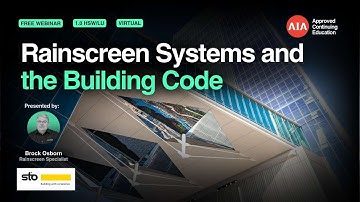 Rainscreen Systems and the Building Code [Webinar]