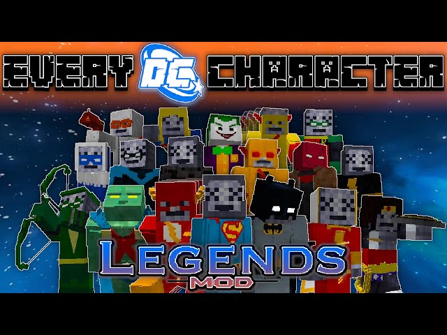 DCEU Justice League Characters In Minecraft (Legends Mod) - Epic