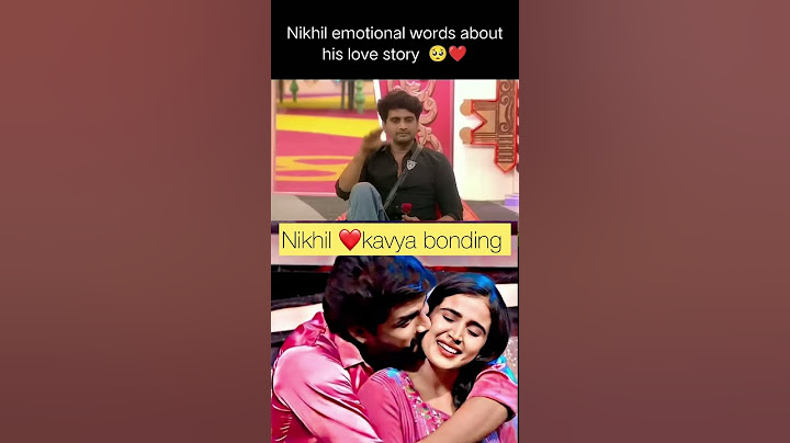 Bb8 Nikhil about ❤️ Kavya #bb8#bb8telugu#nikhil#kavya#starmaa#mykarthikeyans#love#ytshorts#trending