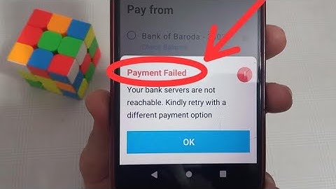 how to fix payment failed problem in Paytm ?
