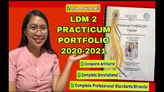 LDM 2 Free download Practicum Portfolio for Teacher 2020-2021 with Complete Artifacts & Annotations