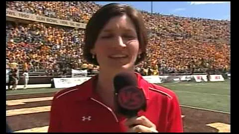 Krista Blunk Versus Sideline Reporter College Football