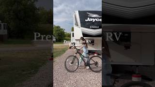 Ready for winter! #camper #fifthwheel #camperlife #fulltimerv #rv #rvlife #rvliving #camperskirting