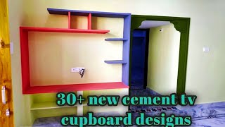 cement cupboards designs ideas & TV showkejes||VR building A2z works