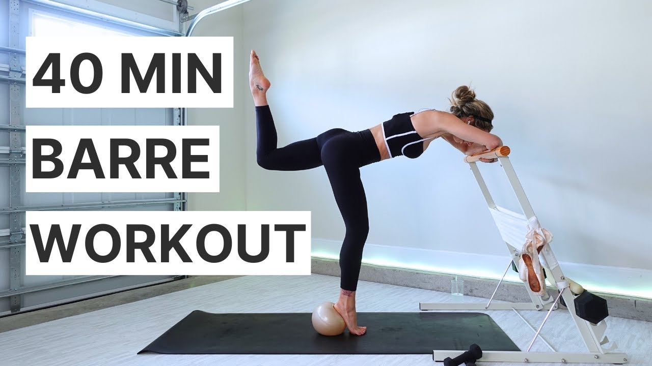 40MIN BARRE Workout | Full Body