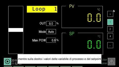 Gefran 3850T - PID viewing page - SUB ITA