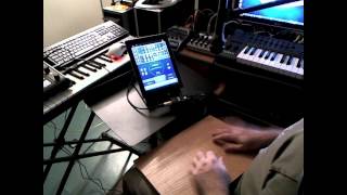 Impaktor Drum Synth mic'd with an iRig Pre
