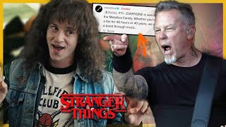 Metallica ARREMETE contra los Haters de STRANGER THINGS