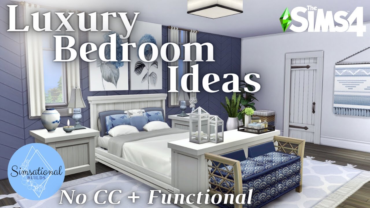 6 Luxury Bedroom Ideas | No CC Furniture | Stop Motion Tutorial | The