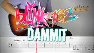 BLINK-182 - DAMMIT | Guitar Cover Tutorial (FREE TAB)