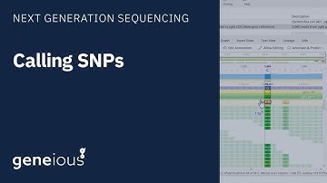 Calling SNPs in Geneious Prime