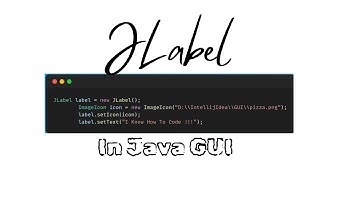 JLabel in Java GUI | No Talking COding with Music | Java Tutorial with @CodeSher