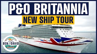 P&O Cruises Britannia NEW Cruise Ship Tour