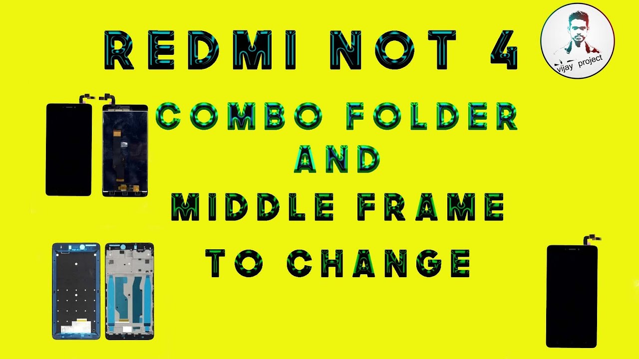 Xiaomi Redmi Note 4 LCD Display And Touch Screen Digitizer With Frame Replacement/Vijay Project/2023