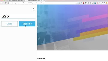 ClassyPress Pro: Slide In/Over Donation Form