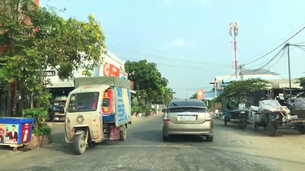 Beautiful view of Wat Taphem on the outskirts of Phnom Penh this morning
