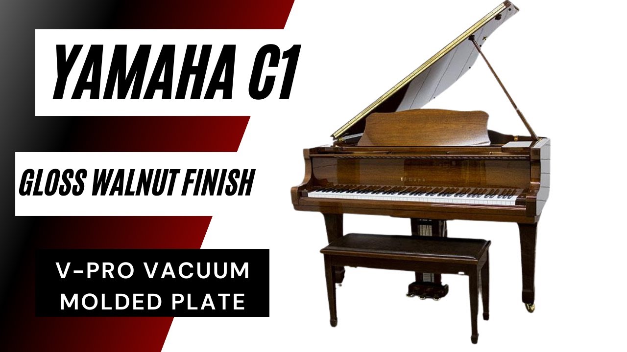 Original Japanese Yamaha C1 Baby Grand Piano | Built 2006 - YouTube