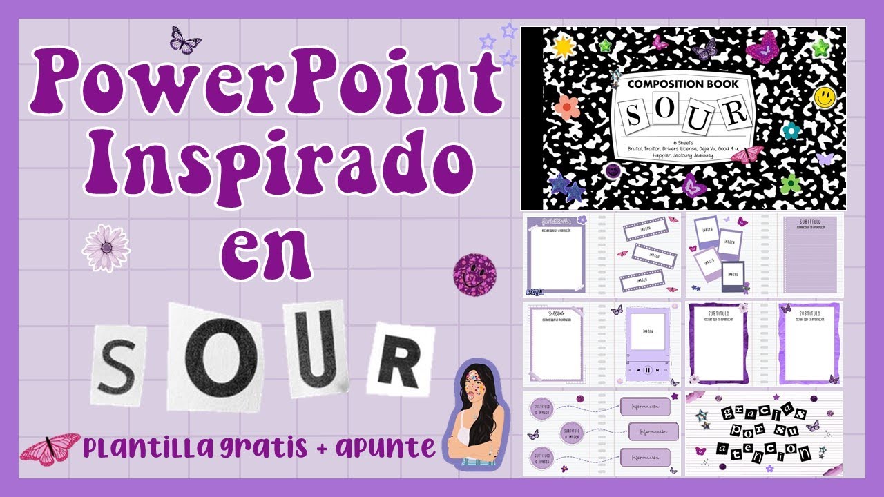 DIAPOSITIVAS INSPIRADAS EN SOUR DE OLIVIA RODRIGO POWERPOINT CREATIVO diapositivas-inspiradas-en-sour-de-olivia-rodrigo-powerpoint-creativo