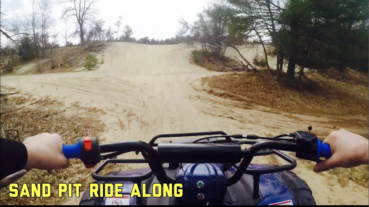 Sand Pit Ride Along | GoPro Tao Tao Four Wheeler 200cc 2x4 quad atv ...
