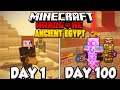 I Survived 100 Days of Hardcore Minecraft in Ancient Egypt. Here's What Happened..