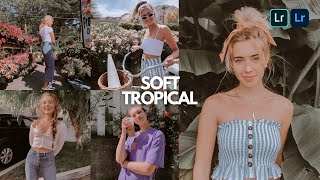 Soft Tropical Preset | Free Lightroom Mobile Presets Free DNG XMP | Lightroom Editing Tutorial screenshot 1