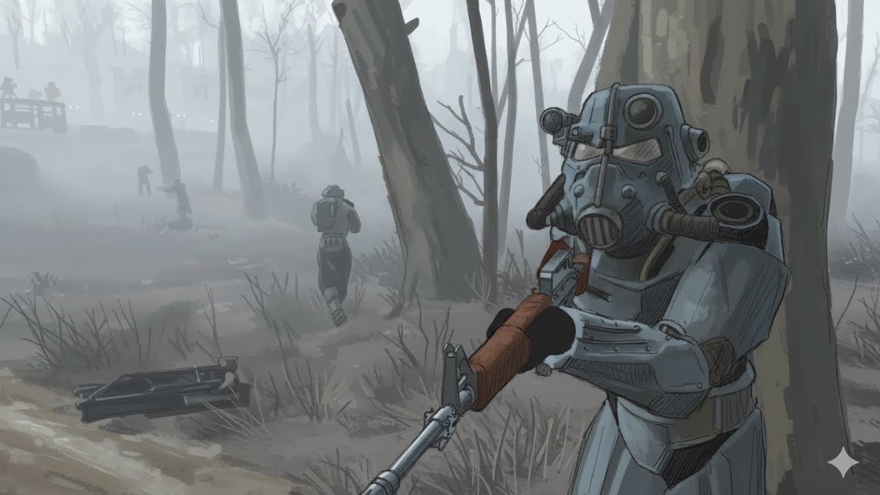 NCR Outpost VS Brotherhood of Steel | Fallout 4 NPC Battle