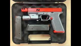 Scarlet/Gray P80 G17 Race Gun Build Overview and Range Test