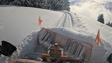 ❄️Almost 1 meter of fresh snow for Christmas❄️Extreme snow clearing in the Tyrolean Alps #asmr