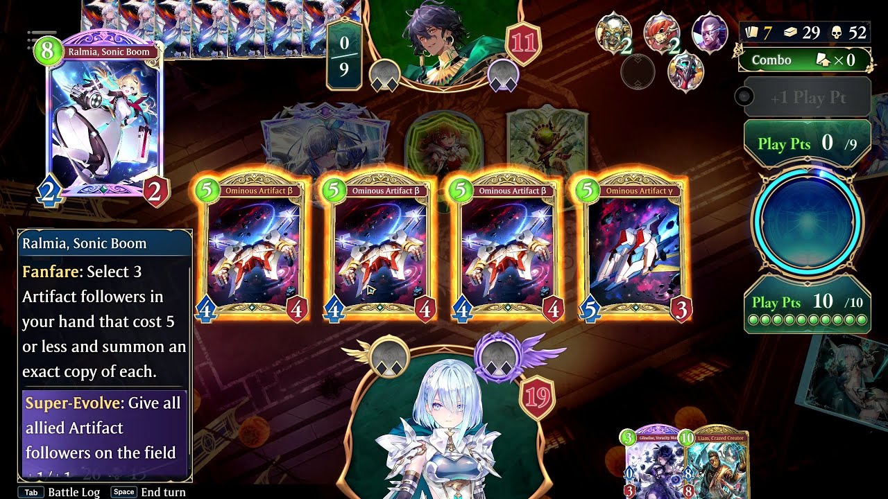 Shadowverse: Worlds Beyond - Ralmia Triple Beta Ominous Artifact Causes Rage Quit