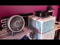 DIY &quot;TWO STAGE&quot; Indirect Evap Air Cooler! No added Humidity! brand new! 2 fans/2 pumps/2 radiators!