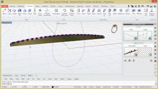 RhinoGold 4.0 - Smart Flow by Curve