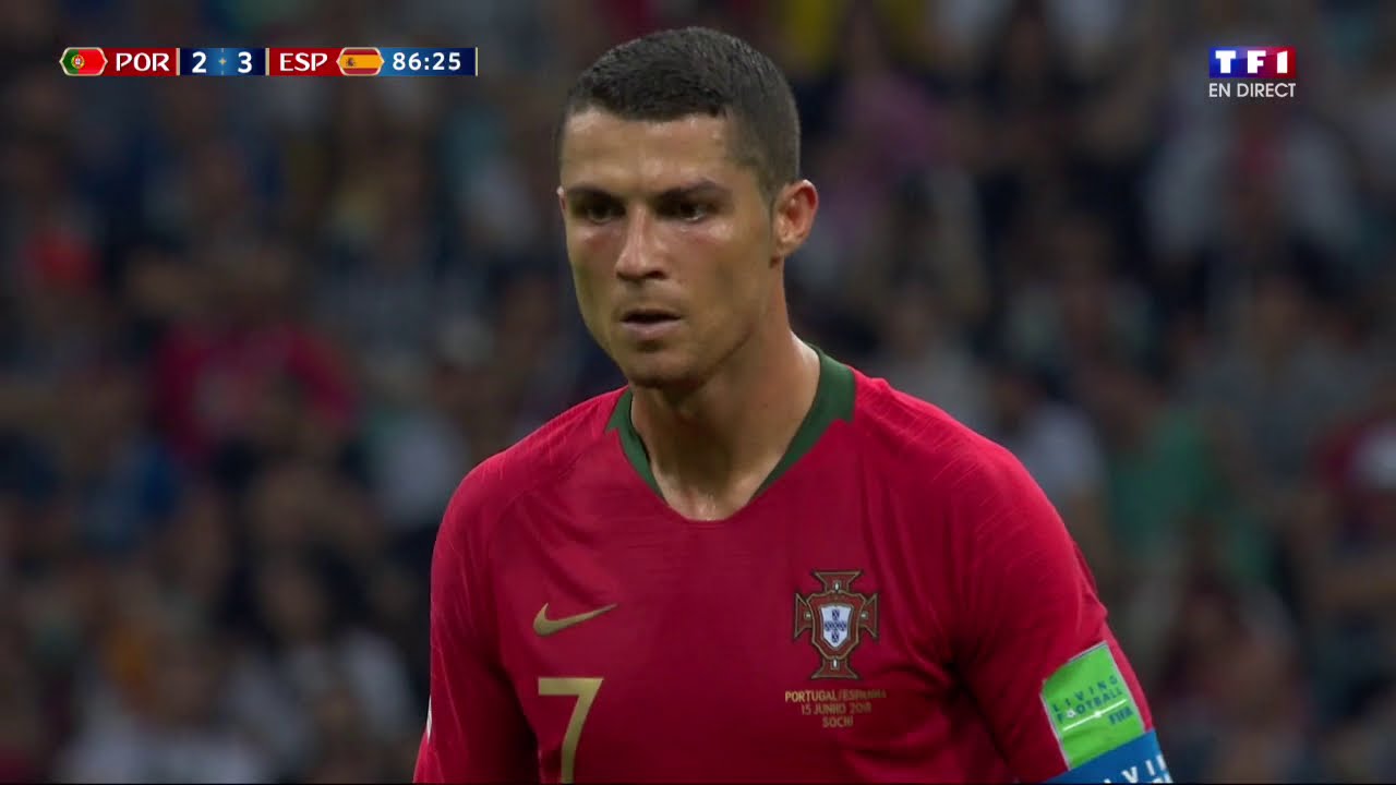 POR - ESP (2018) : D'un coup franc exceptionnel, Ronaldo ramène le Portugal à hauteur ! - 15/06/18 -