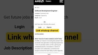 amd is hiring for software development engineer    location: Hyderabad