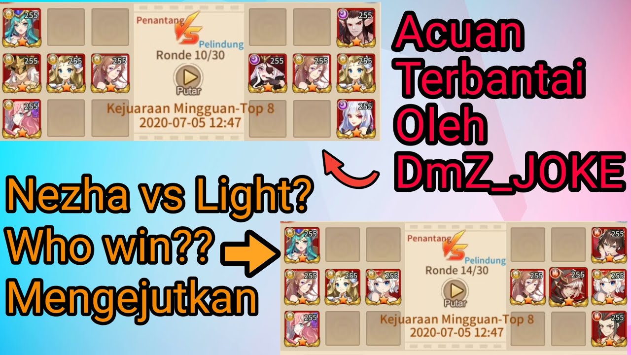 Acuan TERBANTAI DmZ_JOKE, dan TERNYATA DAMAGE NEZHA kok cuma segini?? |Idle Legends