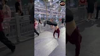🔥 Crazy Breakdance Footwork in Public 😱 | Crowd Went Wild 🤯 #Shorts#viralvideo #streetstunt