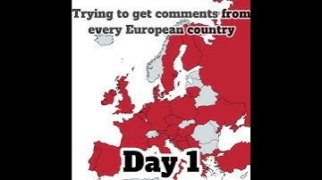 Trying to get comments from every European country Day1 #shorts #europe #europa #history  #geography